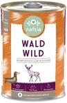naftie Premium Hundefutter 100% Wald Wild - Reinfleisch-Dose pur - Hunde-Nassfutter