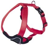 Nobby Komfort Geschirr Classic Preno, rot/rot L: 30-35 cm, B: 15 mm, 1 St&uuml;ck