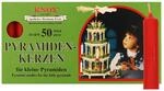 Knox Pyramidenkerzen f&uuml;r kleine Pyramiden 14/70mm rot oder wei&szlig; (rot)