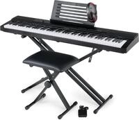 McGrey SK-88 Keyboard Super Kit - Einsteiger-Keyboard in Stagepiano-Optik mit 88