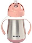B&Eacute;ABA - Trinklernbecher - 2 in 1 Babyflasche - Kindertasse mit Strohhalm - 100%