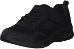 Skechers Boy's Microspec Max Torvix Trainers, Black Textile & Trim, 40 EU