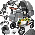 KESSER&reg; Loops 4 in 1 Kinderwagen Kombikinderwagen Komplett-Set inkl. Babywanne &