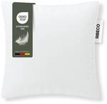 RIBECO GERMANY Federkissen Johanna, Kopfkissen 80x80 cm wei&szlig; mit optimaler