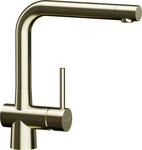 SCHOCK K&uuml;chenarmatur LAIOS Whitegold &ndash; goldene hochdruck Armatur mit...