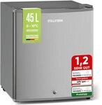 Stillstern Mini K&uuml;hlschrank E 45L mit Abtauautomatik, Schloss, Frostfach,...