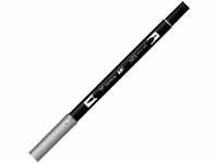 Tombow ABT-N75 Fasermaler Dual Brush Pen mit zwei Spitzen, cool grey 3, 1 Stück (1er