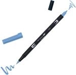 Tombow ABT-533 Fasermaler ABT Dual Brush Pen mit zwei Spitzen peacock blau, AB-T533,
