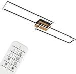 BRILONER - LED Deckenlampe mit Fernbedienung, dimmbar, einstellbar von warmwei&szlig; bis