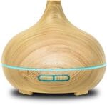 Cecotec Ultraschall- Luftbefeuchter Pure Aroma - 150-300 ml, mit Timer, 7 LED Farben,