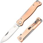 B&Ouml;KER PLUS Atlas Messer - kleines Slipjoint Taschenmesser - Klappmesser mit Metall
