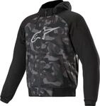 Alpinestars Chrome Camo Sport Motorrad Zip Hoodie, schwarz/camouflage, L |...