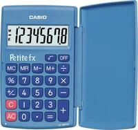 CASIO LC-401LV blau Petite fx Taschenrechner mit Grundfunktionen u.a. f&uuml;r