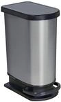 Rotho Paso M&uuml;lleimer 50l mit Pedal und Deckel, Kunststoff (PP) BPA-frei,