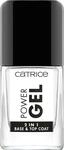 Catrice Power Gel 2in1 Base & Top Coat, Unter- und &Uuml;berlack, transparent,