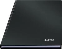 Leitz A5 Notizbuch kariert, 160 Seiten, 80 Blatt FSC zertifiziertes 80 g/m&sup2; Papier,