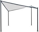 DEGAMO Sonnensegel Walmdach Pavillon Orlando 350x350cm, Dach wasserdicht Weiss