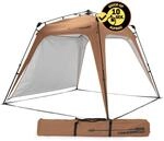 Lumaland Outdoor Pavillon 2,5 x 2,5m | Wasserdicht & UV-Schutz | Gartenzelt inkl. 1x