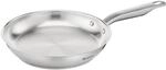 Tefal Virtuoso Bratpfanne 24 cm, Edelstahlpfanne unbeschichtet, Pfanne Induktion,