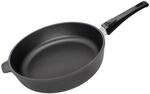 Eurolux Guss-Pfanne Induktion &Oslash; 20 cm abnehmbarer Stiel - hoher 7.0 cm Rand - kleine