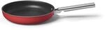 Smeg, CKFF2801RDM, Bratpfanne mit Antihaftbeschichtung, Durchmesser 28 cm,