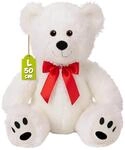 monzana&reg; Teddyb&auml;r L - XXXL 50-175cm Weiches Fell Schleife Tatzendruck Geschenk