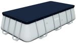 Bestway 58232 Abdeckplane f&uuml;r Frame Pool 404x201x100 cm und 412 x 201 x 122 cm, Blau