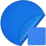 Wiltec Pool Solarfolie &Oslash; 3,6 m, blau, Poolheizung aus 140 &micro; starkem PE Film,