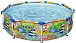 Bestway Steel Pro Frame Pool, 274 x 66 cm, ohne Pumpe, rund, bund, multicolor