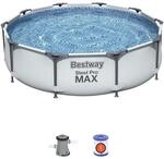 Steel PRO MAX Pool cm.305X76 LT.4678 FILTERPUMPE