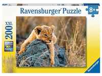Ravensburger Kinderpuzzle - Kleiner Löwe - 200 Teile Puzzle für Kinder ab 8 Jahren
