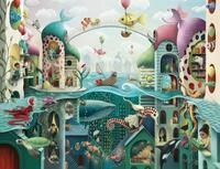 Ravensburger &mdash; Puzzle 2000 Teile, wenn Fische Laufen k&ouml;nnten | Puzzle 2000 Teile 