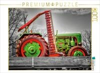 CALVENDO Puzzle Oldtimer Traktor Holder 1000 Teile Puzzle quer | Lege-Gr&ouml;&szlig;e cm