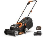 WORX WG730E Akku-Rasenm&auml;her 20V - kraftvoller b&uuml;rstenloser Motor - ideal f&uuml;r
