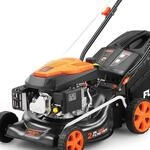 FUXTEC 2in1 Benzin Rasenm&auml;her FX-RM4346ECO, leichtgewichtiger Gartenm&auml;her f&uuml;r