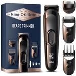 King C. Gillette Elektrischer Bartschneider Herren, Kabellos mit Ultrascharfe