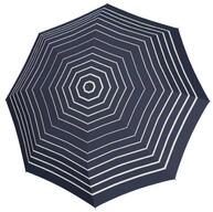 Doppler Regenschirm 27 cm, Medium, Navy Blue, Achteckig, Automatisches &Ouml;ffnen und