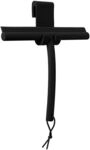 blomus Duschwischer -VIPO- Silikon | Schwarz | H 25 cm x B 3 cm x T 24 cm