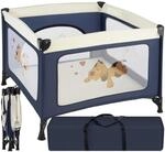 tectake&reg; Laufstall Baby faltbar, Reisebett Kinder, Babybett und Laufgitter...