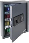 HMF Schl&uuml;sseltresor mit Zahlencode, Schl&uuml;sselsafe mit Elektronikschloss | 71 Haken