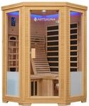 Artsauna Infrarotkabine Aalborg Dual-Technologie - 120x120x190 cm - 2 Personen - mit