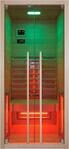SANOTECHNIK Infrarotkabine RUBY 1 &ndash; 1‑Person Infrarotsauna 90&times;100&times;195 cm 