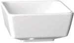 APS 83916 Schale FLOAT, Melamin, 19 x 19 cm, H&ouml;he 9,5 cm, wei&szlig; | 19 x 19 cm; H&ouml;he