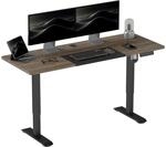 Vinsetto H&ouml;henverstellbarer Schreibtisch Elektrisch 140 x 70 cm Computertisch mit 4