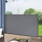 pro.tec Seitenmarkise ausziehbar Mulhac&eacute;n Balkon Sichtschutz 160 x 300 cm...