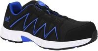 JORI Sicherheitsschuhe jo_Speedy BOA Black-Blue Low ESD S1PS, Damen und Herren,