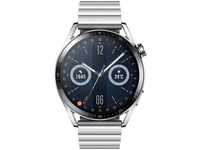 HUAWEI Watch GT 3 Smartwatch, schwarz/Silber, 46mm; Armband: Edelstahl