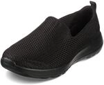 Skechers Damen Go Walk Joy Sneaker, Black Textile Trim, 42 EU