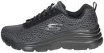 Skechers Damen Fashion Fit Bold Boundaries Sneaker, Black Mesh Trim, 38 EU