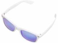 Urban Classics Unisex Sunglasses Likoma Mirror UC Sonnenbrille, wht/blu, one Size